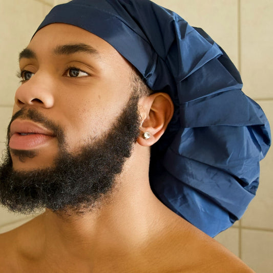 TTAT Shower Cap Jumbo Size Unisex  - Blue