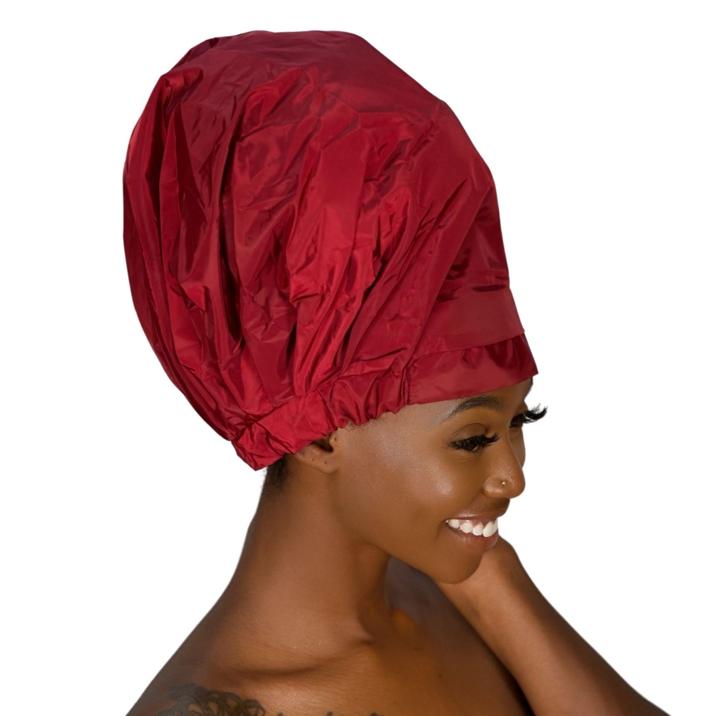 TTAT Shower Cap Jumbo Size Unisex  - Maroon
