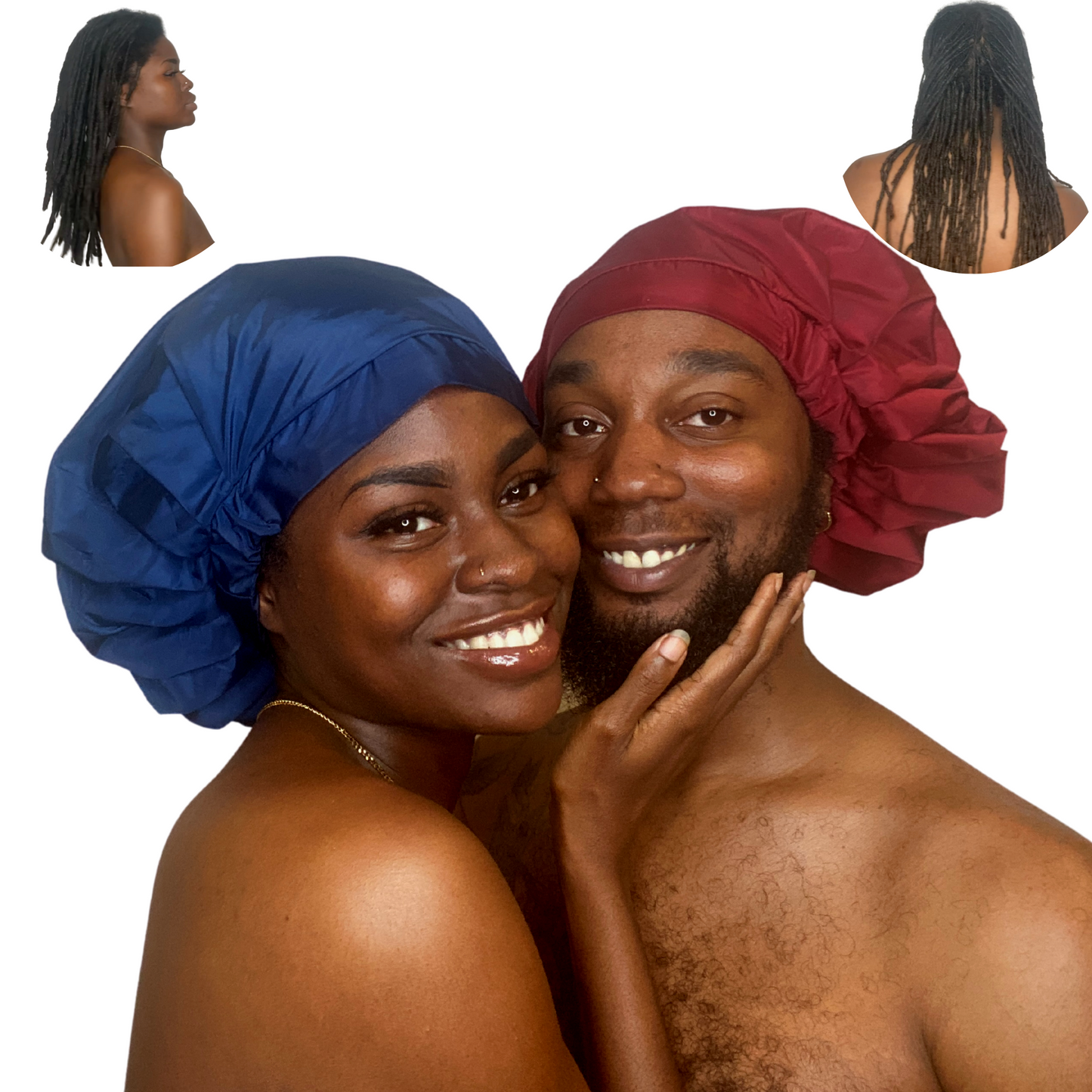 TTAT Shower Cap Extra Large Unisex - Blue