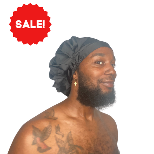 TTAT Shower Cap Extra Large Unisex  - Black