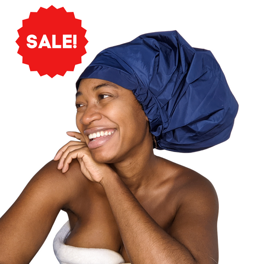 TTAT Shower Cap Jumbo Size Unisex  - Blue