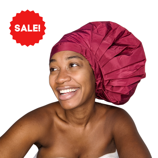 TTAT Shower Cap Jumbo Size Unisex  - Maroon