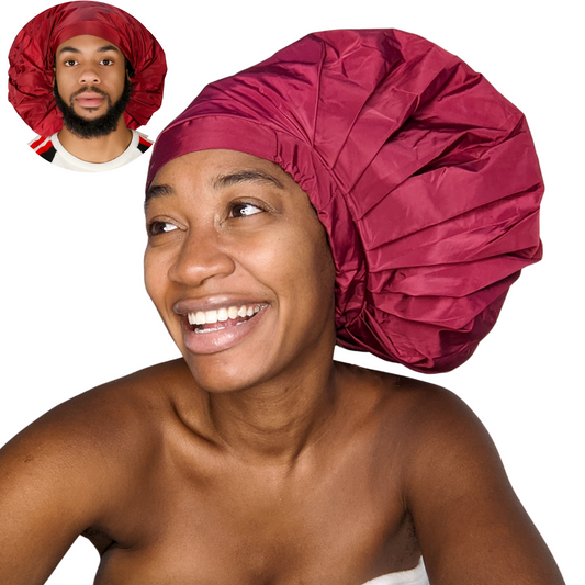 TTAT Shower Cap Jumbo Size Unisex  - Maroon